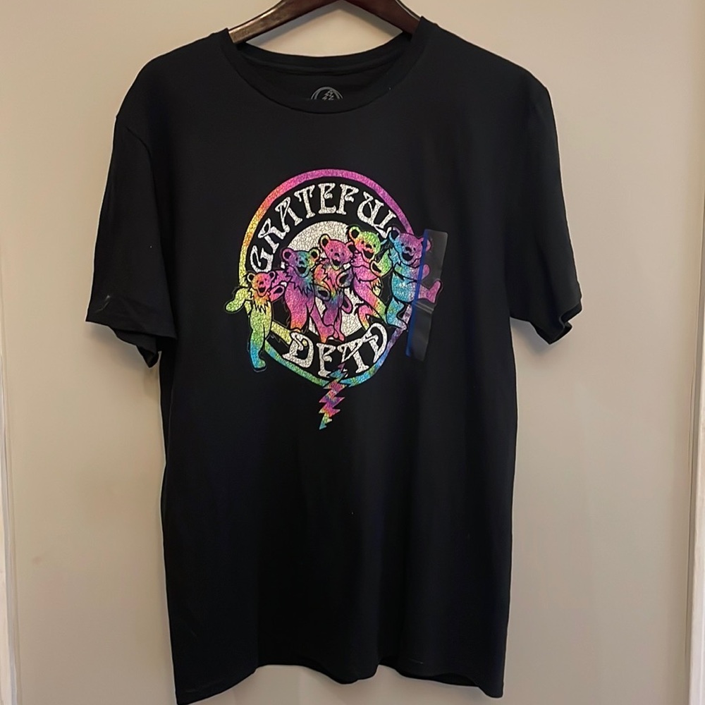 Grateful Dead Black Athletic Fit t-shirt/size L-unisex/ NWOT